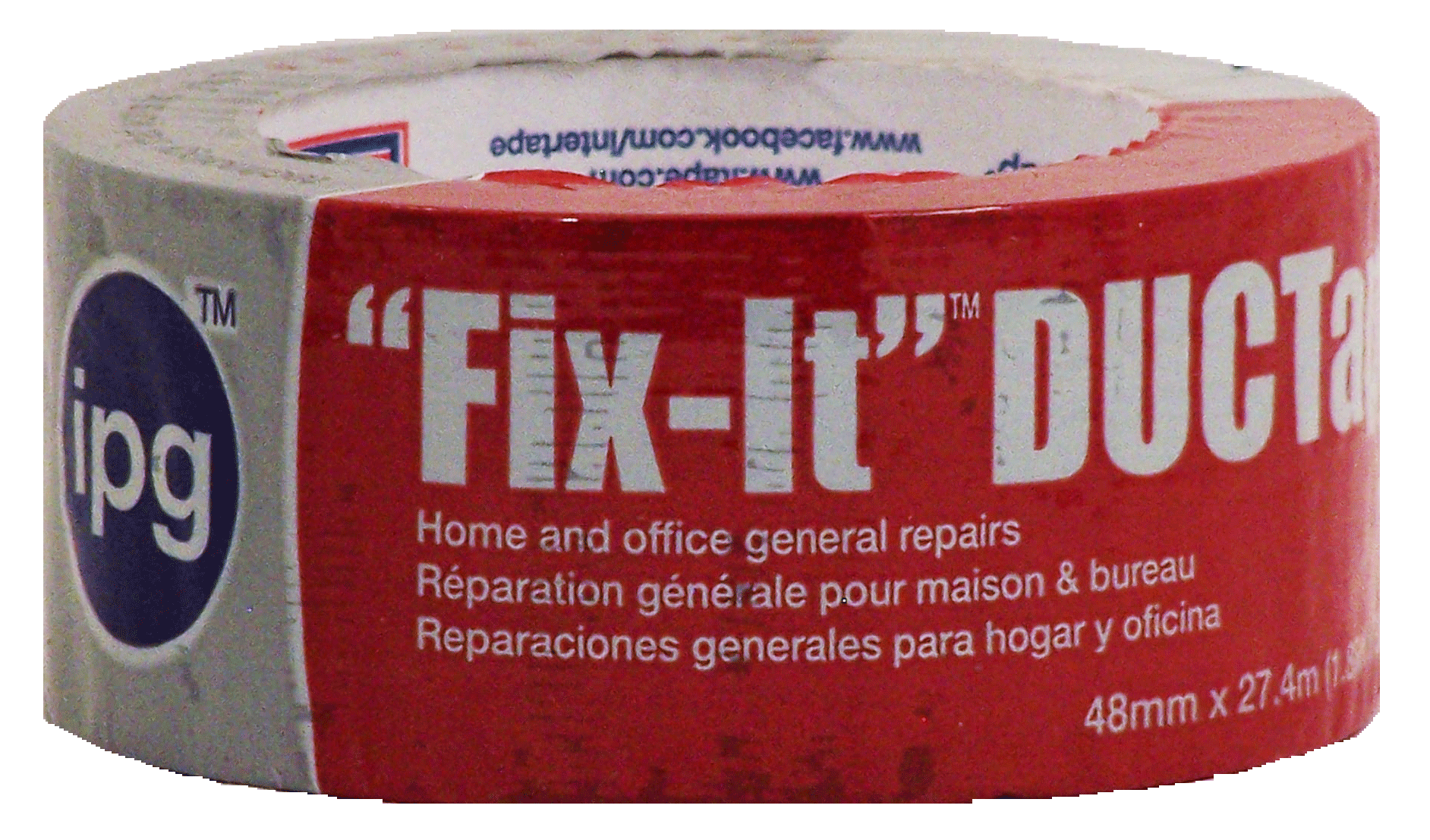 Intertape Fix-It duc tape, grey, 1.88in x 30yds Full-Size Picture